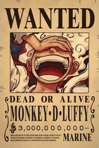 OnePiece Monkey D Luffy Wanted