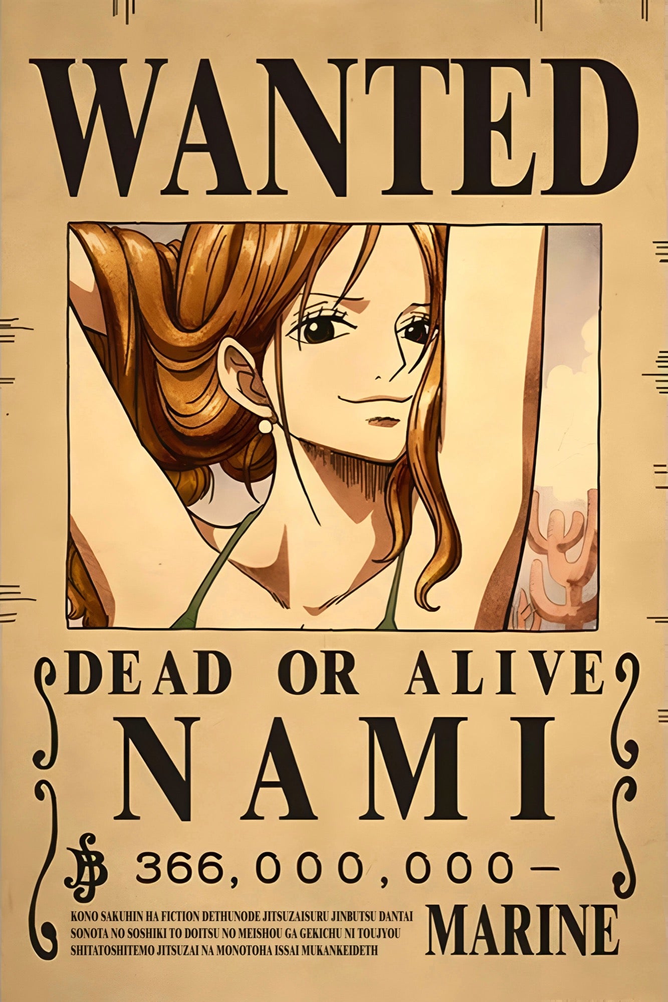 OnePiece Nami Wanted
