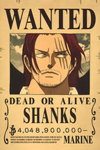 OnePiece Shanks Wanted