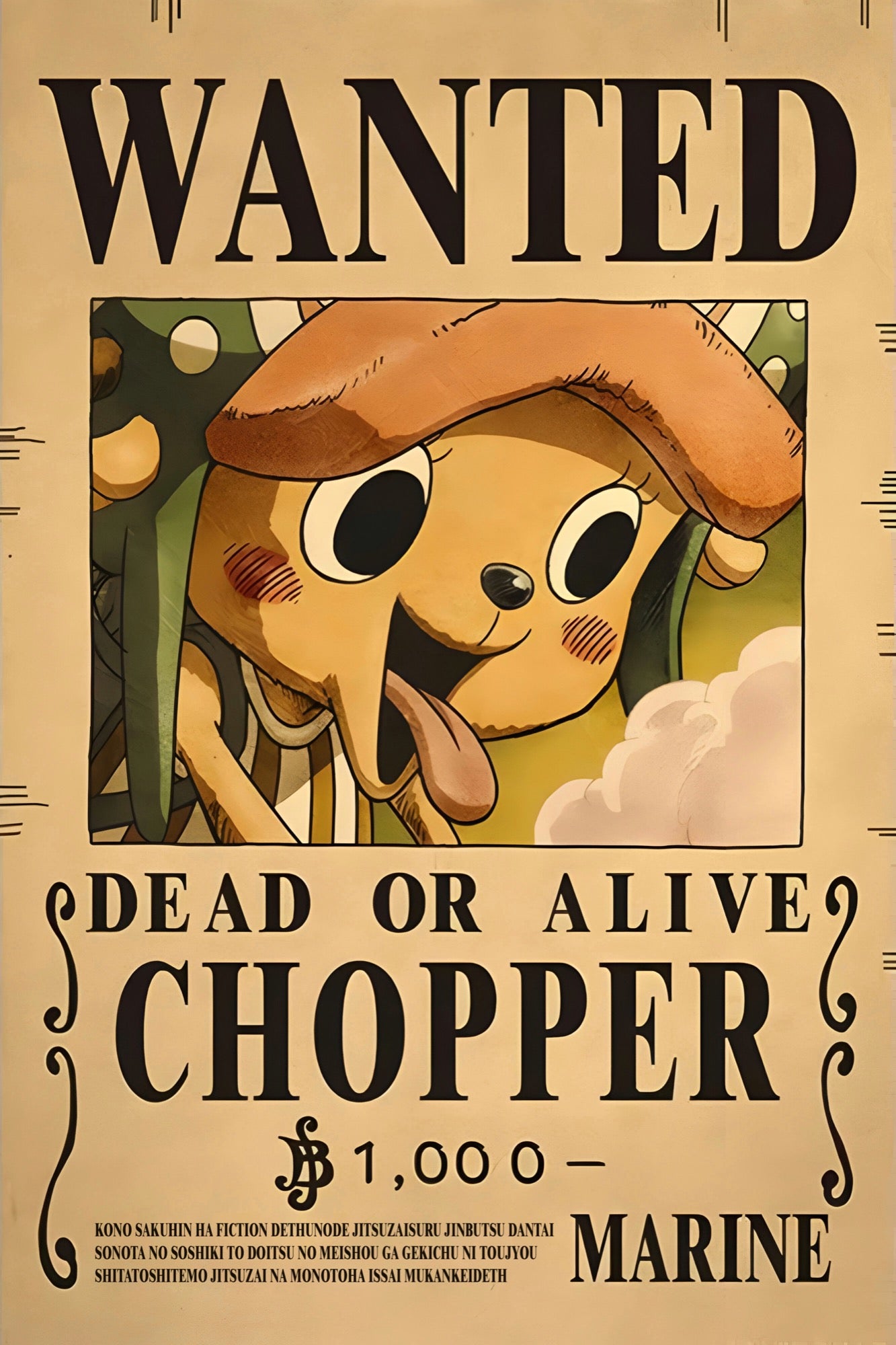 OnePiece Tony Tony Chopper Wanted